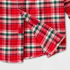 Boys' Adaptive Woven Plaid Button-Down Shirt - Cat & Jack - Red -Cat & Jack Sales Store GUEST 03122170 658b 40b8 95eb 78cf8882181e