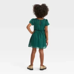 Toddler Girls' Casual Dress - Cat & Jack™ Green