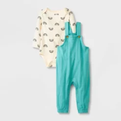 Baby 2pc Long Sleeve Bodysuit & Overalls Set - Cat & Jack™ Mint Green -Cat & Jack Sales Store GUEST 0b652d93 9b4e 40c2 b95f 5410e3cf6c3a