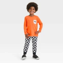 Toddler Boys' Halloween Pull-Over T-Shirt And Fleece Jogger Pants - Cat & Jack™Orange -Cat & Jack Sales Store GUEST 0c458eb9 b8d4 433e b203 99aa942c8a33