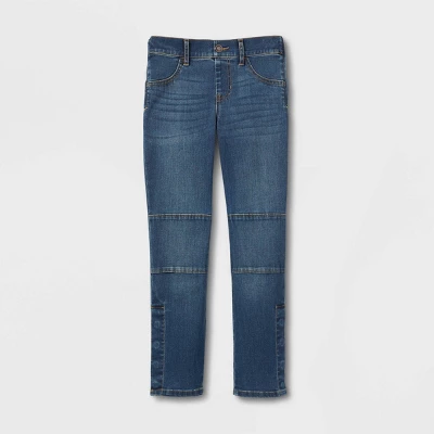 Boys' Adaptive Jeans - Cat & Jack™ Medium Wash 6 Boys' Adaptive Jeans - Cat & Jack™ Medium Wash - Image 4
