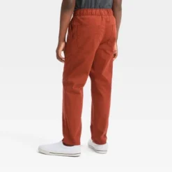 Boys' Stretch Relaxed Fit Tapered Woven Pull-On Pants - Cat & Jack™