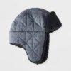 Boys' Quilted Trapper Hat - Cat & Jack™ Gray -Cat & Jack Sales Store GUEST 20864a7c 11bd 4fbf 86a1 47fc93273042