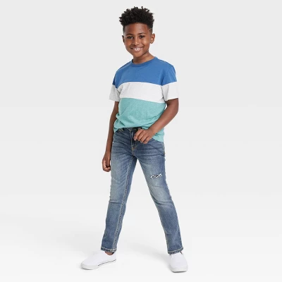 Boys' Super-Stretch Slim Jeans - Cat & Jack™ 4 Boys' Super-Stretch Slim Jeans - Cat & Jack™ - Image 2