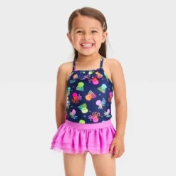 Toddler Girls' Octopus One Piece Swimsuit Set - Cat & Jack™ Purple -Cat & Jack Sales Store GUEST 23e370f9 f639 48cf 85ee 94df317158b3