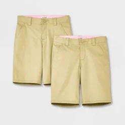 Girls' 2pk Uniform Chino Shorts - Cat & Jack™ Khaki 7 Girls' 2pk Uniform Chino Shorts - Cat & Jack™ Khaki -Cat & Jack Sales Store GUEST 277d01f0 9813 4694 9051 e4aa31df5c84