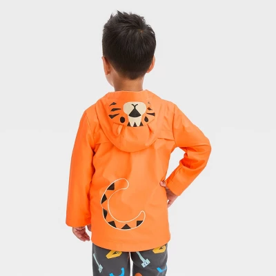 Toddler Tiger Rain Coat - Cat & Jack™ Orange 3 Toddler Tiger Rain Coat - Cat & Jack™ Orange