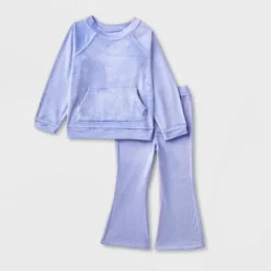Toddler Girls' 2pc Adaptive Sparkle Velour Set - Cat & Jack™ Periwinkle -Cat & Jack Sales Store GUEST 2c929df7 18aa 4975 8019 329c52fb3199