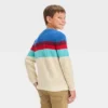 Boys' Colorblock Pullover Sweater - Cat & Jack™ Blue -Cat & Jack Sales Store GUEST 30ea053d daeb 4711 b640 a0c11d64ca1f