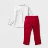 Toddler Boys' Adaptive Holiday Dress Set - Cat & Jack™ Gray/Red -Cat & Jack Sales Store GUEST 3284c8d9 a631 4a8e 87c4 d54324cbeace