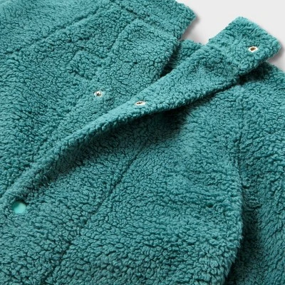 Kids' Adaptive Mock Neck Long Sleeve Fleece Jacket - Cat & Jack™ 5 Kids' Adaptive Mock Neck Long Sleeve Fleece Jacket - Cat & Jack™ - Image 3