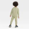 Toddler Boys' Embossed Knit Crew And Jogger Pants Set - Cat & Jack™ Green -Cat & Jack Sales Store GUEST 376b1c15 05b8 42a5 bdd0 848379e82262