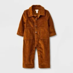 Baby Boys' Corduroy Jumpsuit - Cat & Jack™ Brown -Cat & Jack Sales Store GUEST 3a096954 b2f3 4ef6 853b 3ad4c2a3a987