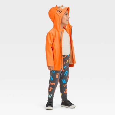 Toddler Tiger Rain Coat - Cat & Jack™ Orange 4 Toddler Tiger Rain Coat - Cat & Jack™ Orange - Image 2