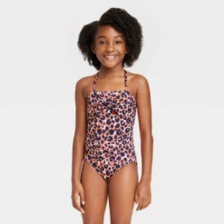 Girls' Cheetah In Hiding One Piece Swimsuit - Cat & Jack™ Blue -Cat & Jack Sales Store GUEST 3e0aa3c8 b030 4419 84c0 9e293c0b49a7
