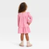 Toddler Girls' Rose Sequin Corduroy Long Sleeve Dress - Cat & Jack™ Dusty Pink