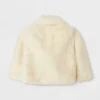 Baby Girls' Solid Faux Fur Jacket - Cat & Jack™ Off-White -Cat & Jack Sales Store GUEST 42821d9d 1ad4 44a1 be80 5911c5710e8c