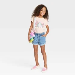 Girls' High-Rise Paper Bag Jean Shorts - Cat & Jack™ -Cat & Jack Sales Store GUEST 45eb5b68 e13f 46e6 9954 376e2e76843f