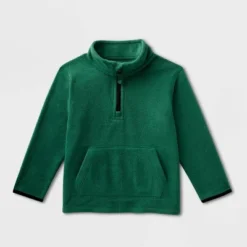 Toddler Boys' Adaptive Fleece Mock Neck Top - Cat & Jack™ Forest Green -Cat & Jack Sales Store GUEST 4619f5ed 25fb 4fc6 a408 947dfba39b89