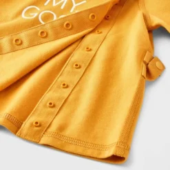 Baby Side Snap Adaptive Long Sleeve T-Shirt - Cat & Jack™ Yellow -Cat & Jack Sales Store GUEST 4734516c 6405 4bbe 95d0 83e64b2b7404