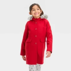 Girls' Faux Wool Jacket - Cat & Jack™ -Cat & Jack Sales Store GUEST 4b653cb7 239f 43ec b01b 0c04edf4a81b
