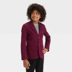 Boys' Plaid Blazer - Cat & Jack™ Red -Cat & Jack Sales Store GUEST 4dc4c3da f7bb 4697 a4b0 607d0f082a89