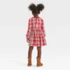 Toddler Girls' Plaid Long Sleeve Dress - Cat & Jack™ -Cat & Jack Sales Store GUEST 4f4dbf60 0d8c 4707 beb1 3d554889505c