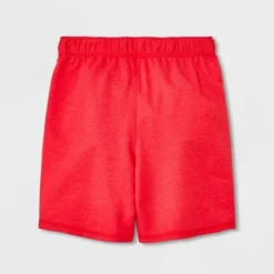Boys' 2pk Adaptive Knit Pull-On Shorts - Cat & Jack™ Red/Black