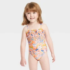 Toddler Girls' Butterfly One Piece Swimsuit - Cat & Jack™ Orange -Cat & Jack Sales Store GUEST 5e2ff828 124c 429d 837b 051cfff8bc7c