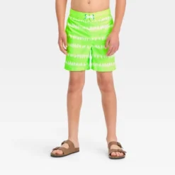 Boys' Striped Swim Shorts - Cat & Jack™ Lime Green -Cat & Jack Sales Store GUEST 720943f0 cdbb 4ff6 948b cd3be027e02e