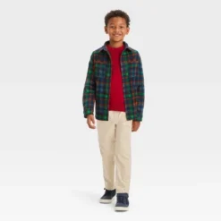 Boys' Micro Fleece Button-Down Shirt - Cat & Jack™ -Cat & Jack Sales Store GUEST 7c2d8698 52b6 48d9 8805 ea158189cf95