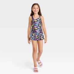 Girls' Sea Life One Piece Swimsuit Dress - Cat & Jack™ Blue -Cat & Jack Sales Store GUEST 7db14e5c 1c71 4240 aeb1 c7702e7e24cc