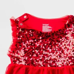 Girls' Adaptive Sleeveless Sequin Tulle Dress - Cat & Jack™ Red 8 Girls' Adaptive Sleeveless Sequin Tulle Dress - Cat & Jack™ Red -Cat & Jack Sales Store GUEST 80a99cd2 cc06 4754 b16d bcef579a3d45
