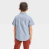 Boys' Short Sleeve Polka Dots Button-Down Shirt - Cat & Jack™ Blue -Cat & Jack Sales Store GUEST 80c74cc7 e66d 4618 b9f3 42a83539334d