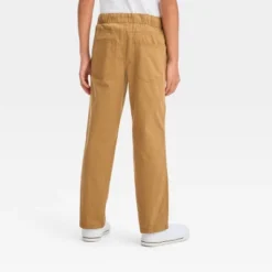 Boys' Stretch Straight Fit Woven Pull-On Pants - Cat & Jack™