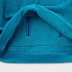Girls' Adaptive Velour Sweatshirt - Cat & Jack™ Teal Blue -Cat & Jack Sales Store GUEST 87828b3d 111b 43df bf30 96ed759d36cc