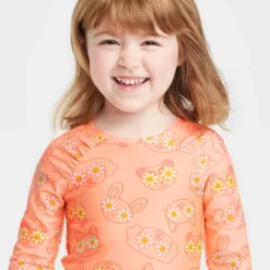 Cat & Jack Sales Store 10 Toddler Girls' Floral Rash Guard Set - Cat & Jack⢠Orange