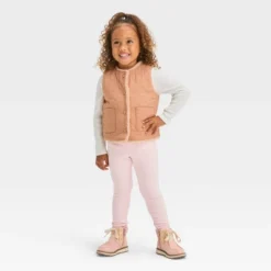 Toddler Girls' Quilted Reversible Jacket - Cat & Jack™ Beige -Cat & Jack Sales Store GUEST 942bb23c f25a 4cb6 9d94 b3f517a50d6a