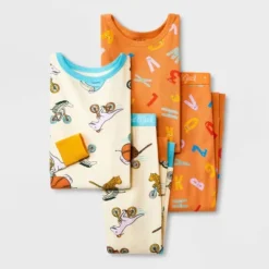 Toddler Girls' 4pc Alphabet & Circus Pajama Set - Cat & Jack™ Orange -Cat & Jack Sales Store GUEST 9dddceb8 3979 459e b6c1 cee3e99435dd