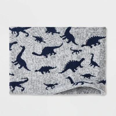 Boys' Dino Beanie & Neck Gaiter - Cat & Jack™ Gray 4 Boys' Dino Beanie & Neck Gaiter - Cat & Jack™ Gray - Image 2