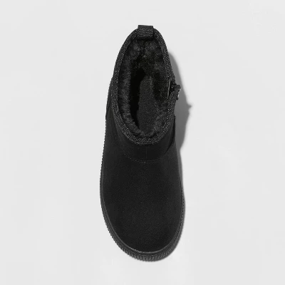 Toddler Girls' Arlo Zipper Shearling Style Boots - Cat & Jack™ 4 Toddler Girls' Arlo Zipper Shearling Style Boots - Cat & Jack™ - Image 2