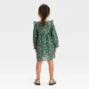 Toddler Girls' Floral Long Sleeve Dress - Cat & Jack™ Green -Cat & Jack Sales Store GUEST a8614e7c 1bcb 46a7 955d 46778087ddc2