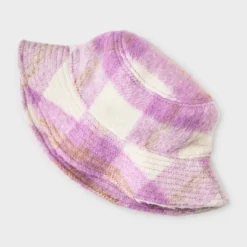 Girls' Plaid Bucket Hat - Cat & Jack⢠Pink