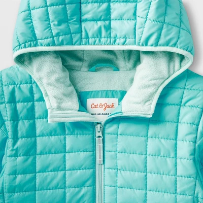 Kids' Solid Puffer Jacket - Cat & Jack™ 4 Kids' Solid Puffer Jacket - Cat & Jack™ - Image 2