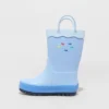 Toddler Boys' Jasper Pull-On Rain Boots - Cat & Jack™ Blue -Cat & Jack Sales Store GUEST b4175d71 797a 427d 9a8b 5e4196b8f667