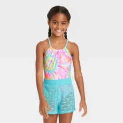 Girls' Rainbow Swirls With Crochet Shorts - Cat & Jack™ -Cat & Jack Sales Store GUEST b44a3bdc 7f3c 4266 a86c 0bc43b63ee5b