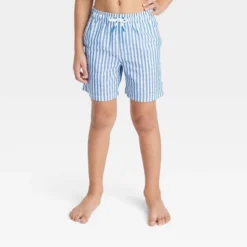 Boys' Striped Seersucker Swim Trunks - Cat & Jack™ Blue 7 Boys' Striped Seersucker Swim Trunks - Cat & Jack™ Blue -Cat & Jack Sales Store GUEST b9d5da39 5316 4a3b 865a 4a30e0412109
