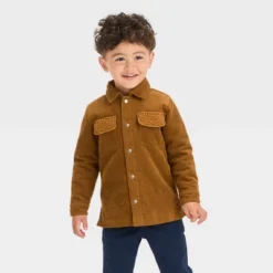 Toddler Boys' Corduroy 'Button-Up' Shacket - Cat & Jack™ Brown -Cat & Jack Sales Store GUEST bffb38b6 0440 42a9 b29e c6405f011333