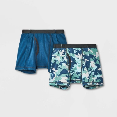 Boys' Adaptive 2pk Camo Briefs - Cat & Jack™ Blue 5 Boys' Adaptive 2pk Camo Briefs - Cat & Jack™ Blue - Image 3