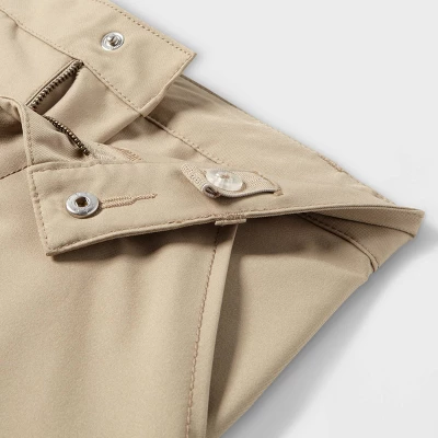 Boys' Uniform Chino Shorts - Cat & Jack™ Khaki 18 Husky 4 Boys' Uniform Chino Shorts - Cat & Jack™ Khaki 18 Husky - Image 2